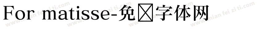 For matisse字体转换